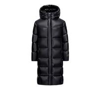 BAICAIBAI Daunenjacken für Herren und Damen Leichte Lang Puffer Jacke Steppjacke Übergangsjacke Daunenmantel Mantel Leichter Steppmantel Winter Women Warme Pufferjacket,Noir,XXL