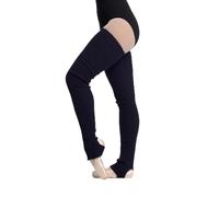 Bailando Stulpen für Ballett und Tanz gerippt (96 cm lang) (Schwarz)