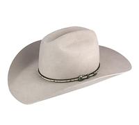 Bailey 1922 EL Campo Rodeo Crown Westernhut Cowboyhut Wollhut Rodeohut Wollfilzhut Damen/Herren - Made in USA mit Futter, Lederband Frühling-Sommer Herbst-Winter Frühjahr Sommer Herbst Winter - 7 3/8