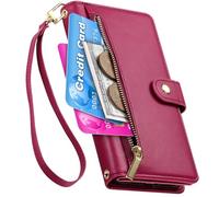 BAILI Zipper Wallet Handytasche für 1+15/OnePlus 15, 9 Kartenfächer, Geldtasche mit Reißverschluss für 1+15/OnePlus 15-05