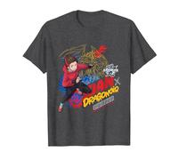 Bakugan Dan x Dragonoid Grafik T-Shirt, Herren, Anthrazit Meliert, XL