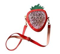 balacoo Umhängetasche mit Pailletten Dekorativ und Einfach zu Tragen Leichte Pu Leder Crossbody Tasche Modische Mädchenhandtasche für Party und Strand