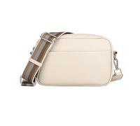 Balakaka Crossbody Bag Damen mit Breitem Zerlegt Schultergurt, Breiter Gurt Handtasche für Tägliches Arbeiten Einkaufen Verabredungen Reise,Leder Umhängetasche mit Reißverschluss Beige