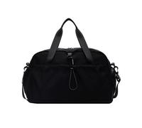 Balakaka Groß Reisetasche mit Glattem Reissverschluss 40 * 21 * 30cm, Sporttasche mit Schuhfach Nassfach, Damen Herren Weekend Handgepäck für Schwimmen, Schwarz