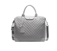 Balakaka Reisetasche Handgepäck mit Nasse und Trockener Tasche, 28L Umhängetasche Damen mit Verstellbarem Schultergurt, 3 in 1 Crossbody Tasche mit Henkel für Reisen, Grau