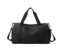 Balakaka Reisetasche Weekender 23.9L für Herren Damen, Große Handgepäck mit Schuhfach Nassfach, Sporttasche mit Reißverschlusstasche Hinten für Flugzeug Reise Gym Camping, Vielseitiges Schwarz