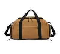 Balakaka Reisetasche Weekender für Damen und Herren,40 L Trainingstasche mit Schuhfach & Nassfach,Große Kapazität Leichte Handgepäck für Reise Schwimmen Urlaub, Braun