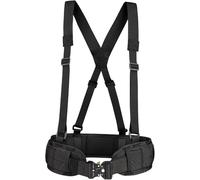 BALAMLB Taktischer Herren-Gürtel Mit Hosenträgern Militär-Arbeitsgürtel Utility Tactical Belt Multifunktionale Outdoor Hüfttasche Patrol Ausrüstung Für Polizeiwache Sicherheit Jagd,Camping Laufen D