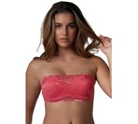 Balconette-BH AFTER EDEN "ANNA", Damen, Gr. 80, Cup C, pink (bright pink), Obermaterial: 85% Polyamid, 15% Elasthan, unifarben, comfort fit, BHs Balconette-BH, mit Spitze, mit Schale, mit Bügel, abneh