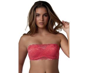 Balconette-BH AFTER EDEN "ANNA", Damen, Gr. 85, Cup B, pink (bright pink), Obermaterial: 85% Polyamid, 15% Elasthan, unifarben, comfort fit, BHs Balconette-BH, mit Spitze, mit Schale, mit Bügel, abneh