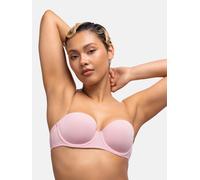 Balconette-BH DORINA "Michelle", Damen, Gr. 75, Cup A, pink, Obermaterial: 64% Polyamid, 26% Polyester, 10% Elasthan, unifarben, bequem, BHs Balconette-BH, mit vorgeformten Cups, abnehmbare Träger (51
