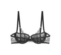 Balconette-BH TRIUMPH "Comfort Allure", Damen, Gr. 80, Cup F, schwarz, Microtouch, Obermaterial: 66% Polyamid, 24% Polyester, 10% Elasthan, BHs Balconette-BH, Komfort-Bügel, verzierte Träger, Spitze,