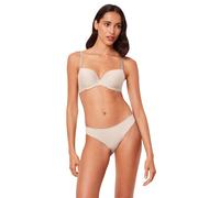 Triumph Bügel-BH Pure Micro Halbschale mit Einlage cameo beige 80D