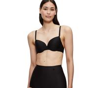 Balconette-BH TRIUMPH "Pure Micro", Damen, Gr. 85, Cup E, schwarz, Single Jersey, Obermaterial: 47% Polyamid, 36% Polyester, 17% Elasthan, clean, unifarben, Basic, BHs Balconette-BH, nahezu unsichtbar