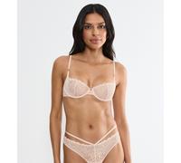 Balconette-BH TRIUMPH "That Night In Vegas", Damen, Gr. 70, Cup F, porcelain, Mesh, Obermaterial: 83% Polyamid, 17% Elasthan, BHs Balconette-BH, Komfort-Bügel, Spitze, Mesh (10395258-70)