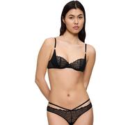 Triumph Balconette-BH That Night In Vegas – Mesh & Spitze, Komfort-Bügel – Damen 80C Schwarz