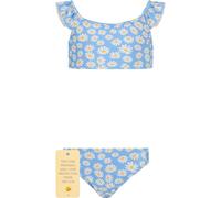 Balconette-Bikini ZIGZAG "Carly", Damen, Gr. 116, pink (blau, gelb), 80% Polyamid, 20% Elasthan, bedruckt, mehrfarbig, Bikini-Sets Balconette-Bikini, mit stylischem Rüschendetail (22049500-116) blau,