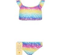 Balconette-Bikini ZIGZAG "Carly", Damen, Gr. 128, bunt (rosa, blau), 80% Polyamid, 20% Elasthan, bedruckt, mehrfarbig, Bikini-Sets Balconette-Bikini, mit stylischem Rüschendetail (71012158-128) rosa,