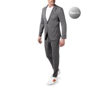 BALDESSARINI Anzug Herren Slim Fit Reverskragen Jersey grau, 25