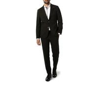 BALDESSARINI Anzug Herren Slim Fit Schurwoll-Stretch schwarz, 58