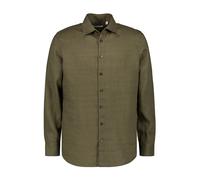 BALDESSARINI Hemd Herren Regular Fit Langarm Leinen grün, XXL