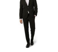 BALDESSARINI Hose Herren Slim Fit Schurwoll-Stretch schwarz, 98