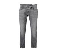 BALDESSARINI Jeans Herren Tapered Fit Baumwoll-Stretch grau, 38/32