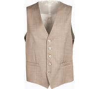 BALDESSARINI Weste Herren Extra Slim Fit V-Ausschnitt Schurwolle beige, 48