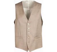 BALDESSARINI Weste Herren Extra Slim Fit V-Ausschnitt Schurwolle beige, 56