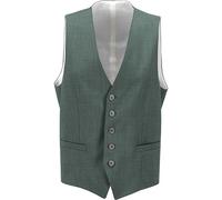BALDESSARINI Weste Herren Extra Slim Fit V-Ausschnitt Schurwolle grün, 56