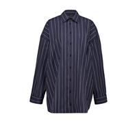 Balenciaga - Gestreiftes Hemdblusenkleid aus Popeline - - Blouses & Shirts - Damen - Blau - S