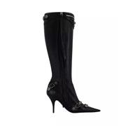 Balenciaga Stiefel - Cagole H90 Boots - Leather - Black - Gr. 38,5 (EU) - in Schwarz - für Damen