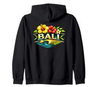 Bali Blumendesign Tropische Blumen - Strand- und Inselreisen Kapuzenjacke