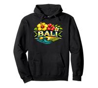 Bali Blumendesign Tropische Blumen - Strand- und Inselreisen Pullover Hoodie