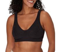 Bali Bügelloser Damen-BH Comfort Revolution Nahtloser Bra ComfortFlex Fit Feuchtigkeitstransport, Schwarzes Aztekenmuster, Medium