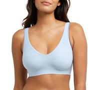 Bali Damen Wireless, Comfort Revolution Seamless Bra, ComfortFlex Fit, Moisture-Wicking BH, Undurchsichtige, Blue Flight Aztec, X-Large