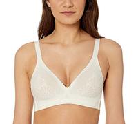 Bali Damen Beauty Gravity Defying Natural Lift Wireless Bra Vollschalen BH, Porzellan/Nude, 80DD