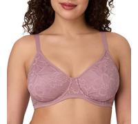 Bali Damen Breathe Bügel-BH, Baumwoll-Modal, leicht gefüttert, volle Abdeckung, atmungsaktiv, wandelbare Träger, Smokey Purple Mauve, 80D