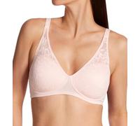 Bali Damen Breathe Modal T-Shirt, atmungsaktiv, kabellos, volle Abdeckung, wandelbarer BH, Light Buff, Large
