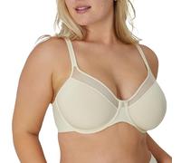 Bali Damen One Smooth U Ultra Illusion Neckline Bügel BH, Blickdicht, Hellbeige, 80B