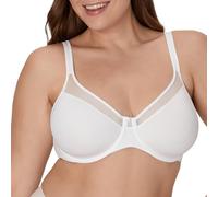 Bali Damen Bügel, One Smooth U Ultra Light T-Shirt, Umwandelbarer BH, Weiss/opulenter Garten, 90C