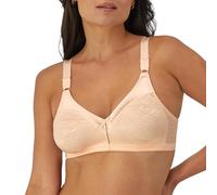Bali Damen Bügelloser Spitzen-BH mit Zwei Trägern, volle Abdeckung, Porzellan, 75D