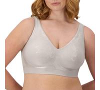 Bali Damen Comfort Revolution Bügelloser BH mit intelligenten Größen BH, Kristallgrauer Azteken, Medium