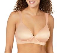 Bali Damen Comfort Revolution Bügelloser, Soft Touch Ultimate Wireless Support Bra BH, Undurchsichtige, Mandel, XXX-Large