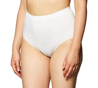 Bali Damen Comfort Revolution Seamless Slip Slip High Rise Mikrofaser Stretch Unterwäsche, Weiss/opulenter Garten, 11