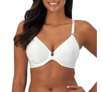 Bali Damen Comfort Revolution Shaping Bügel-BH mit Frontverschluss BHS, Blickdicht, Weiß/Opulent Garden, 90C
