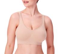 Bali Damen Comfort Revolution Shaping Bügelloser BH mit voller Abdeckung, Blickdicht, Nude Heather, Large