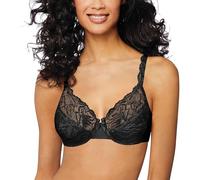 Bali Damen Comfort Revolution Wireless BH Full Coverage Wirefree T-Shirt BH DF3484, Schwarz, X-Large