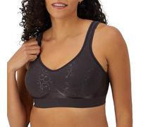 Bali Damen Comfort Revolution Wireless Bra ComfortFlex Fit Vollständige Abdeckung BH DF3488, Black Swirl, X-Large