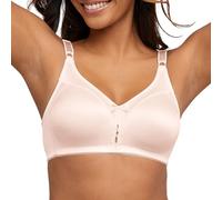 Bali Damen Df3820 Bügelloser doppelter Unterstützung, ComfortSoft, vollständig abdeckend, drahtlos BH, Undurchsichtige, Blushing Pink, 85DD
